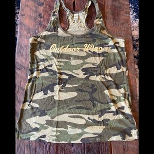 Racer back Camo “Outdoor Wino” Tank top